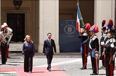 越南国家主席武文赏会见意大利总理焦尔吉娅·梅洛尼
