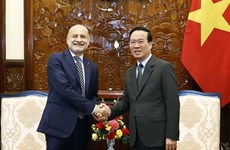越南国家主席武文赏会见意大利驻越大使