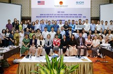国际移民组织助力越南支持人口贩运受害者