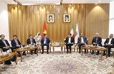 越南国会主席王廷惠会见伊朗伊朗商业、工业、矿业和农业商会会长