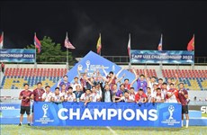 越南U23队点球大战6-5力克印尼U23队  成功卫冕东南亚U23足球锦标赛冠军