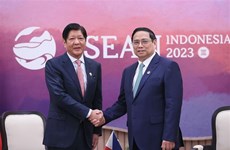 范明政总理分别会见菲律宾总统、新加坡总理和联合国秘书长