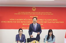 携手建设团结、强大的旅日越南人社群