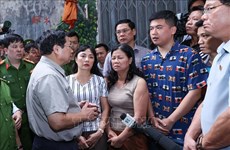 柬埔寨首相就河内青春郡小型公寓火灾向越南总理致慰问信