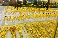9月27日上午越南国内市场一两黄金卖出价下降5万越盾