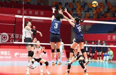 2023年亚运会：越南女排以3比2逆转战胜韩国女排