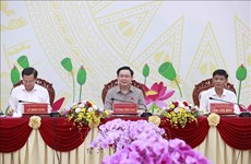 国会主席王廷惠出席朔庄省总体规划公布会议