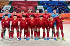 越南队以三战全胜的成绩晋级2024亚足联五人制足球亚洲杯决赛