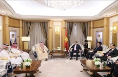 越南政府总理范明政会见沙特各大公司和投资基金