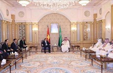 越南政府总理范明政会见沙特王储兼总理穆罕默德·本·萨勒曼
