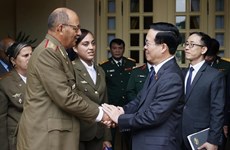 越南国家主席武文赏会见古巴革命武装力量部副部长兼总参谋长