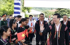 越南国家主席武文赏出席富安省民族大团结日活动