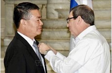 越南驻古巴大使荣获古巴友谊勋章 