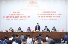 越南第十五届国会第六次会议圆满完成各项议程