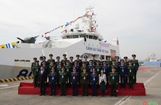越南海军CSB 8002号舰开始对中国进行访问交流