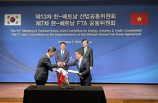 越南与韩国促进贸易、工业和能源合作