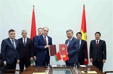 越南与白俄罗斯加强安全保障和打击犯罪领域合作关系