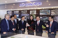 越南国家主席武文赏出席广义省VSIP工业园成立十周年纪念活动