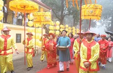  “辞旧迎新”仪式在升龙皇城举行