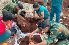 平福省开展2023-2024旱季第二轮援柬越南志愿军和专家烈士遗骸搜寻归宿专项活动