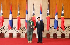 老挝和东帝汶加强双边合作