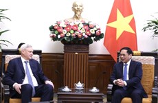越南外交部长裴青山会见俄罗斯联邦外交部第一副部长弗拉基米尔·季托夫