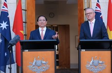 越南与澳大利亚发表将两国关系升级为全面战略伙伴关系的联合声明