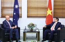 越南政府总理范明政会见澳大利亚自由党领袖