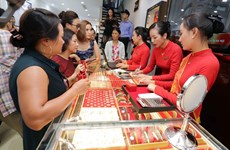 3月11日上午越南国内市场黄金卖出价8200万越盾左右