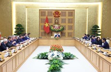 越南政府总理范明政会见荷兰领先企业代表团