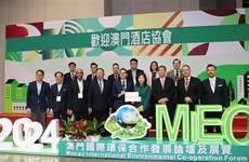 越南出席中国澳门国际环保合作发展论坛及展览