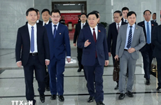 越南国会主席王廷惠参观上海自由贸易试验区