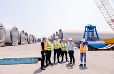 韩国近海工程即将安装“越南制造”风力涡轮机搭架