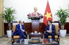 越南外交部长裴青山会见西班牙外交部国务秘书国马丁内斯·贝利奥