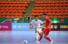 2024年亚洲五人制足球决赛：越南队与缅甸队以1-1平局收场 