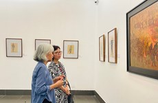  “前往奠边之路”展会在越南美术博物馆举行