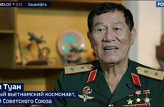 俄罗斯播放有关与越南宇宙航空合作的纪录片