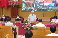 越南党和国家领导人接触选民
