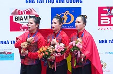越南运动员在第31届东运会上发扬拼搏精神，为国争光