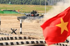 组图：越南坦克队参加2022年国际军事比赛