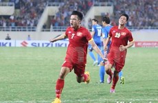 2014年东南亚男足锦标赛：越南队打败菲律宾队以小组第一晋级半决赛