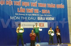 2014年第七届越南全国体育大会：击剑比赛开赛