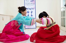 “出嫁韩国准媳妇”培训班