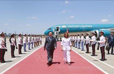 越南国会主席王廷惠抵达哈瓦那  开始访问古巴之行