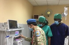 越南“蓝色贝雷帽”医生出色完成在南苏丹的特殊任务