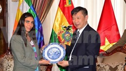 越南共产党代表团访问玻利维亚