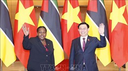 莫桑比克议会议长埃斯佩兰卡·比亚斯圆满结束对越南的访问