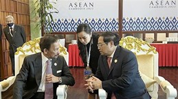 越南政府总理范明政会见文莱苏丹哈吉·哈桑纳尔·博尔基亚