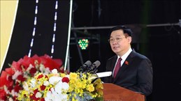 越南国会主席王廷惠出席得农省重新立省20周年纪念典礼