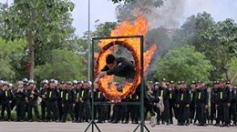 组图：特警力量—维护越南国家秩序安全的‘钢盾’